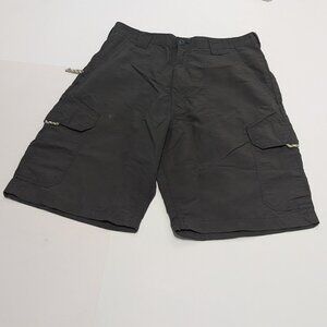 Wrangler Outdoor Performance Cargo Shorts Dark Gray Nylon Men’s Sz 32